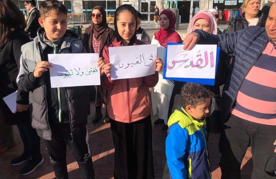 Palestine supporters in Sweden