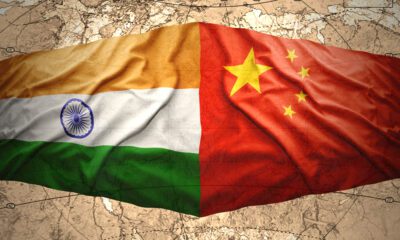 flag of both India and China