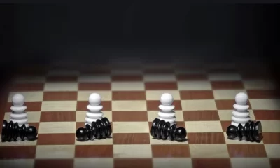 showing victory of white over black