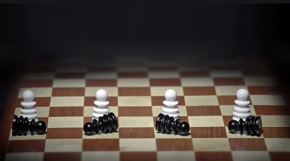 showing victory of white over black