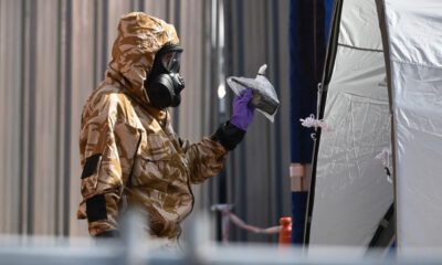 picture of a person fully covered during COVID-19