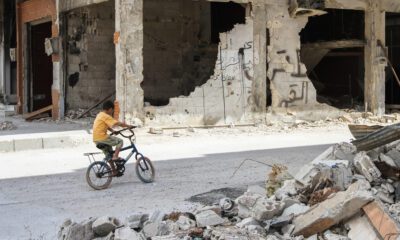 Picture of destruction after war