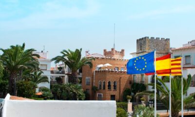 Empty streets of Spain during Corona