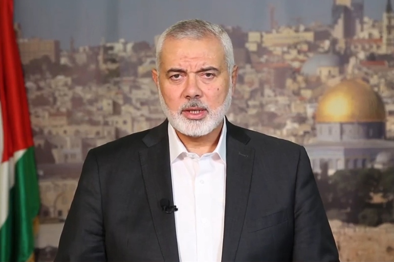 Ismail Haniyeh, Hamas's political head.