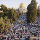 Friday prayer at Al-Aqsa mosque.