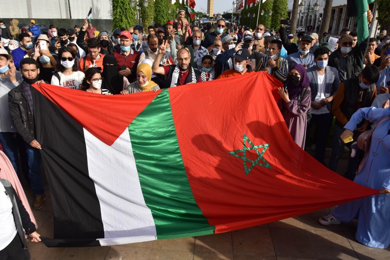 Protests in Morocco against Israel
