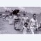 Palestinians leaving their home after massacres of the Zionist gangs in Palestine in 1948