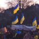 Rally in support of Ukraine.