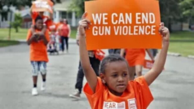 Gun violence protest