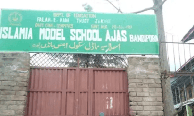 India bans jamaat affiliate FAT schools in Kashmir.