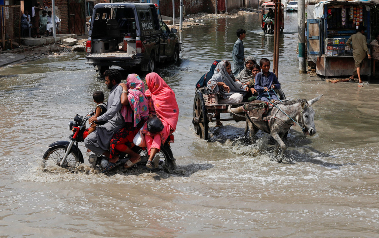 Extreme flooding in Pakistan shows the severity of climate change crisis.